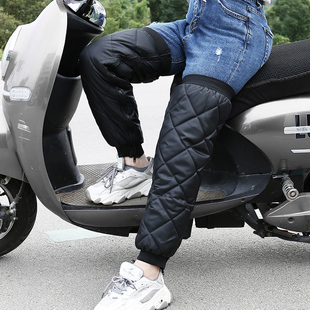电动摩托车护膝冬季保暖挡风加绒棉加厚护膝，男女防寒防风护腿骑车
