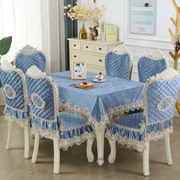 高档新新餐桌布椅套家用椅子套欧式椅罩凳子垫靠背罩中式餐椅