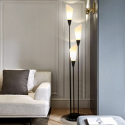 现代简约落地灯客厅卧室房间沙发，旁装饰灯饰黑白时尚奢华立式灯具