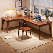 厂销书桌家用实木转角拐角L型卧室书房办公桌小户型工作台式电脑