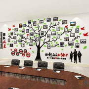 大树照片墙贴装饰公司办公室，学校教室企业文化墙相框，员工风采贴纸