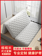 折叠椰棕垫床垫薄榻榻米垫子硬棕榈护脊乳胶软垫家用异形尺寸