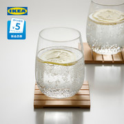 IKEA宜家STRANDFLOKA斯丹夫卡杯垫竹制隔热防烫防滑餐桌家用