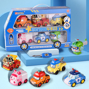 宏星正版POLI变形警车珀利安巴儿童组装工程车拆装玩具汽车全套装