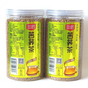 三匠苦荞茶全株茶390g×1罐装四川大凉山荞麦养生茶麦香型