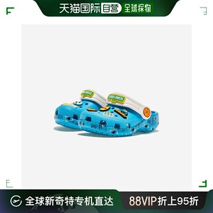 韩国直邮Crocs 帆布鞋 卡駱馳/CROCS/芝麻/經典/T/電動/藍色/6/1