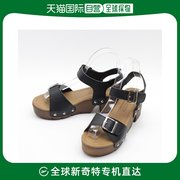 韩国直邮女士高档的木质束带基本凉鞋防水台浅口便鞋