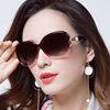帕尼曼偏光太阳眼镜，女墨镜珍珠大框圆脸，显瘦防紫外线防晒风司