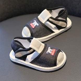 宝宝手工布鞋男童夏季1-3岁4婴幼儿，软底布凉鞋(布凉鞋，)女千层底儿童学步鞋