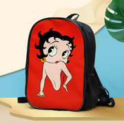 bettyboop贝蒂娃娃双肩，包背包学生书包旅行休闲包，可来图定制