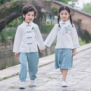 汉服女童夏装襦裙中国风小女孩超仙短袖古装连衣裙夏季儿童唐装