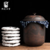 陶迷紫陶茶叶罐大容量储茶仓家用陶瓷密封醒茶罐大号陶瓷普洱茶缸