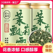 茉莉花茶飘雪2023新茶春茶浓香型，高山茶叶散装绿茶花草茶500g末莉