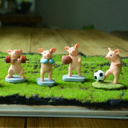 创意运动小猪摆件动物篮球健身可爱公仔装饰品手办送男女生日礼物
