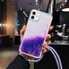 简晴适用于苹果se2手机壳iphone13promax液体，流沙保护套5g全包边xsmax情侣，女款12防摔挂绳11小清新简约外壳
