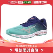 日本直邮美津浓WAVESHADOW 3女士跑鞋运动鞋 蓝色/藏青 23cm