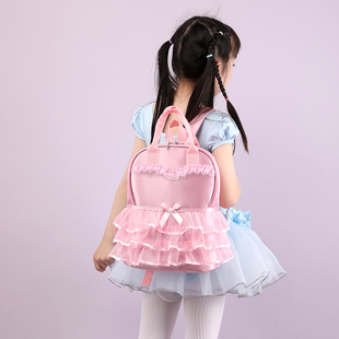 定制舞蹈班跳舞儿童书包女孩可爱粉色双肩包女女童芭蕾专用小背包