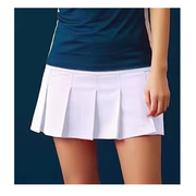 2024羽毛球裙女款运动裙裤，假两件儿童羽毛球，裙裤白色黑色速干
