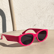 彩色小框猫眼墨镜，女潮欧美ins风个性街拍凹造型，防紫外线太阳眼镜
