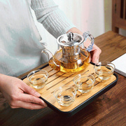 红茶茶具玻璃过滤隔耐热不锈钢内胆冲茶器泡茶壶红茶杯泡茶
