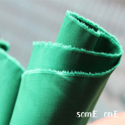 欧美风高密纯色防风弹力蕨绿色，棉质布创意风衣外套时装背景布料