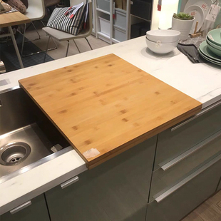 厨房擀面板切菜板菜板饺子板揉面面板砧板扣边水槽案板水池占板