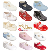 英国earlydays男女宝宝，学步鞋婴儿，软底软皮步前鞋鞋子