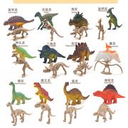 DIY考古恐龙骨架仿真恐龙模型玩具 12款恐龙骨架模型地摊益智玩具