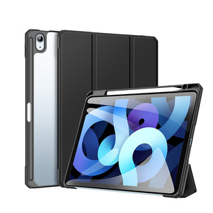 适用iPad Air4 10.9 smart case flip cover保护套平板壳透明笔槽