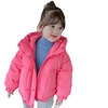 女童棉服冬装2022洋气中大童粉色加厚公主羽绒服外套儿童棉衣
