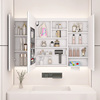 智能浴室镜柜单独不锈钢90高超白卫生间镜子柜收纳梳妆柜定制通顶