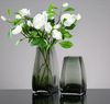 创意水立方方形玻璃花瓶，现代简约家居装饰品摆件客厅，餐桌插花花器