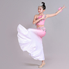 2024儿童傣族舞蹈服女童孔雀舞演出表演服少儿包臀鱼尾裙