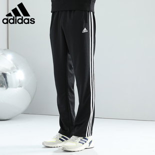 adidas阿迪达斯裤子男2024年春季运动针织，长裤休闲宽松直筒裤