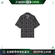 香港直邮潮奢 AMIRI 男士 魅力格纹保龄球衬衫 AMSTIR1002