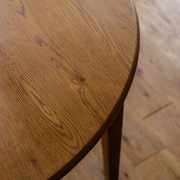 FY5E全实木餐桌可伸缩圆桌可方可圆两用饭桌家用折叠变