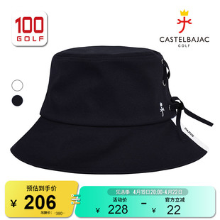 castelbajac(c牌)高尔夫球，帽女遮阳休闲帽舒适运动大檐帽