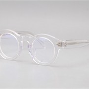 新复古圆框眼镜近视眼睛框男手工板材眼镜视黑近潮配眼睛框架镜。