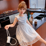 女童公主裙春夏，童装洋气韩版女孩连衣裙儿童裙子