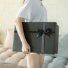 黑色超大号礼物盒，长方形特大包装盒情人，节盒空盒子可放鞋盒