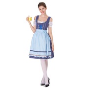 欧美外贸加大码德国啤酒，女郎连衣裙餐厅工作服，塑身演出服女佣服装