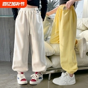 童装女童裤子春秋款2024新款儿童长裤韩版小女孩洋气休闲潮酷束脚
