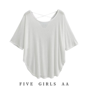 美式复古亚麻短袖t恤女夏季设计感小众宽松显瘦薄款防晒罩衫上衣