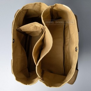 (超多隔层-小包中的)复古帆布包袋小众，手提包休闲小包饭盒包