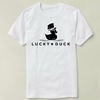 luckyduck衣服个性，定制文化衫diyteet-shirtt恤衣服