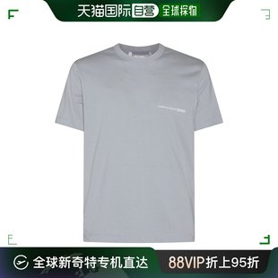 香港直邮commedesgarÇons川，久保玲男士灰色棉质t恤fmt02505