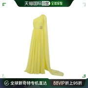 香港直邮潮奢 ELIE SAAB 艾莉 萨博 女士 单肩长款礼服裙 D0169AS