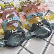 儿童泳镜男童防水高清小童护目镜女童潜水卡通防雾眼镜游泳装备