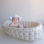 婴儿洗澡盆便携式泡澡桶折叠婴儿充气浴盆大号宝宝游戏池