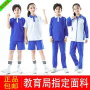 深圳市小学生校服运动礼服套装春秋夏装短袖速干T恤短裤班服t鼎鼎